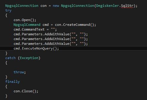 Create Code Snippet Using C#
